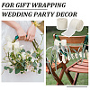 10 Yards Burlap Ribbons SRIB-WH0026-11A-6