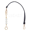 Imitation Leather Bag Straps & Plastic Imitation Pearl Beaded Extender FIND-WH0126-373A-1