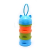 PP Plastic Pet Portable Three Layer Snacks Box AJEW-WH0126-75A-1