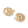 Christmas Brass Micro Pave Clear Cubic Zirconia Pendants KK-A280-03C-G-2