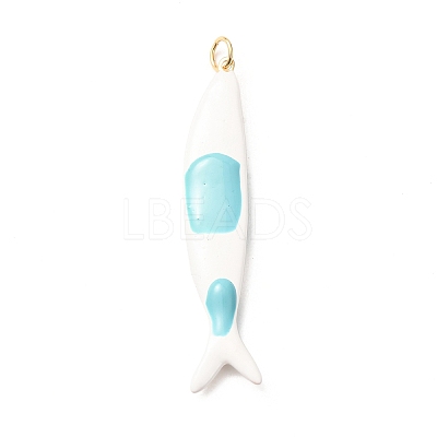 Brass with Enamel Big Pendants KK-CBA2F11-02G-03-1
