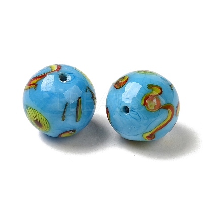 Handmade Lampwork Beads LAMP-C016-04E-17-1