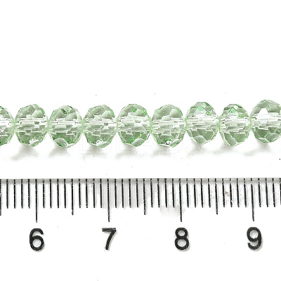 Transparent Baking Paint Glass Beads X1-DGLA-A034-T6mm-D10-1