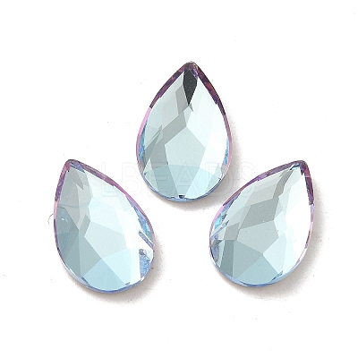 Glass Rhinestone Cabochons RGLA-P037-15A-D202-1