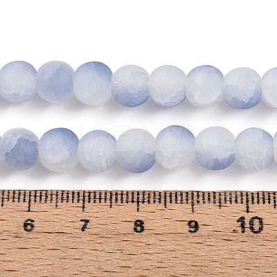 Crackle Glass Beads X1-GLAA-N009-8mm-07-1