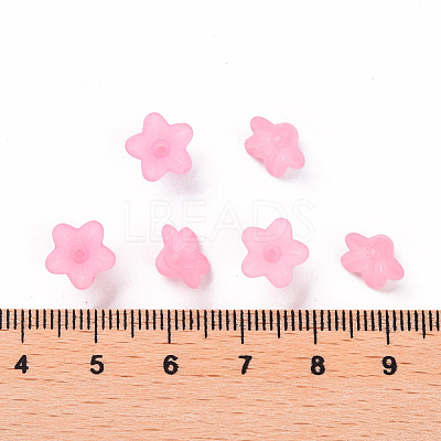 Transparent Acrylic Beads X-PL554-02-1