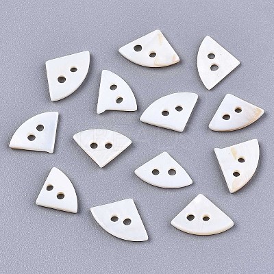 Natural Freshwater Shell Buttons SHEL-R113-03-1