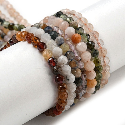 Natural Mixed Gemstone Beads Strands G-A097-A01-07-1