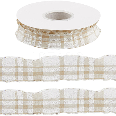 Cloth Plaid Ribbon OCOR-WH20071-001C-1