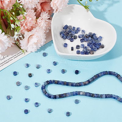 1 Strand Natural Sodalite Beads Strands G-DC0001-37-1