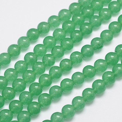 Natural & Dyed Malaysia Jade Bead Strands G-A146-10mm-A04-1