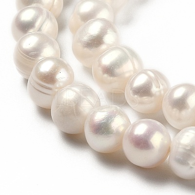 Natural Cultured Freshwater Pearl Beads Strands PEAR-L033-05C-1