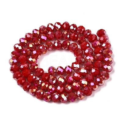Electroplate Glass Beads Strands LS-EGLA-A044-P6mm-B15-1
