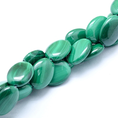 Natural Malachite Beads Strands G-D0011-11E-1