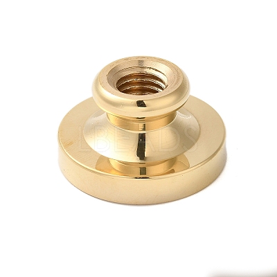Golden Tone Wax Seal Brass Stamp Heads AJEW-U008-03G-09-1