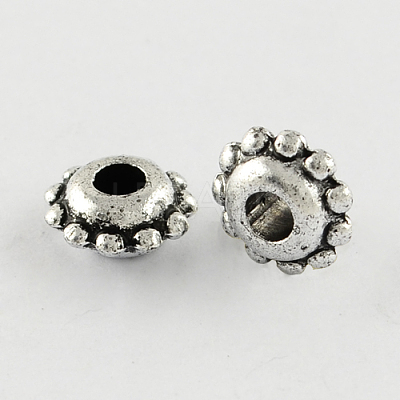Antique Acrylic Spacer Beads PACR-Q085-48AS-1