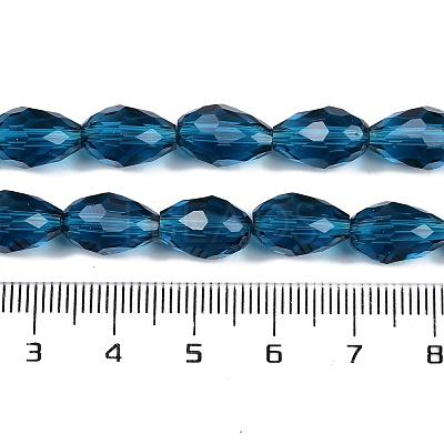 Transparent Glass Beads Strands EGLA-N013-T6mm-D25-1