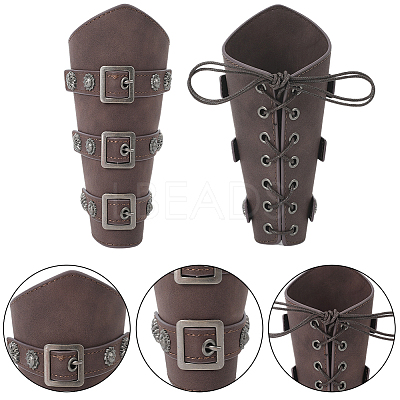 Imitation Leather Cuff Cord Bracelets AJEW-WH20033-034B-1
