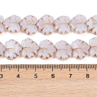 Czech Pressed Glass Beads GLAA-I061-51B-1