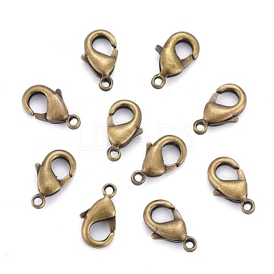 Brass Lobster Claw Clasps KK-901-AB-NF-1