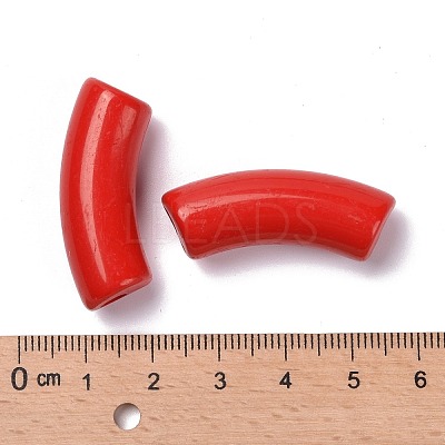 Opaque Acrylic Beads X1-SACR-S677-021-1