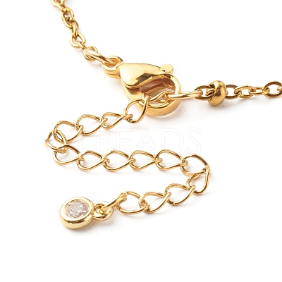 304 Stainless Steel Paperclip & Satellite Chains Bracelet Set BJEW-JB06523-1