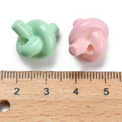 Baking Paint Opaque Acrylic Beads SACR-P035-01-1