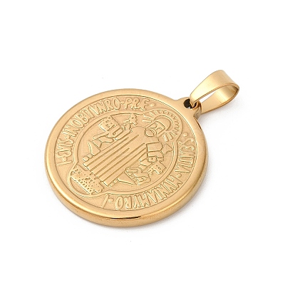 Ion Plating(IP) 304 Stainless Steel Pendants STAS-A053-24B-G-1