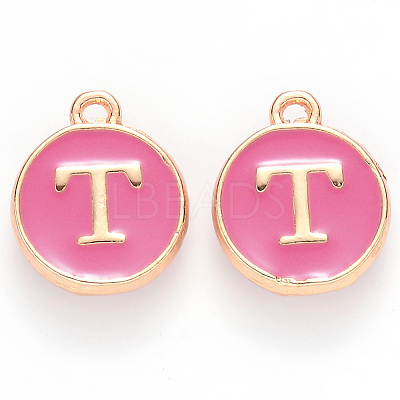 Golden Plated Alloy Enamel Charms LS-ENAM-S118-08T-1