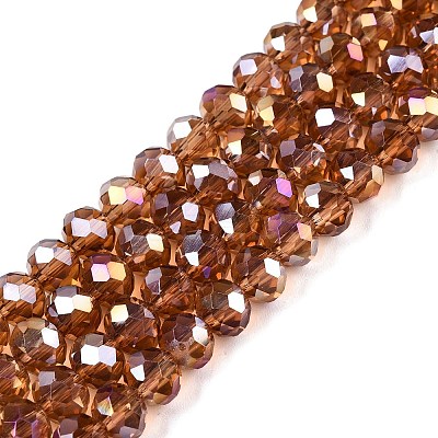 Electroplate Glass Beads Strands LS-EGLA-A044-T6mm-B04-1