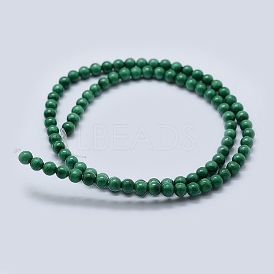 Natural Malachite Beads Strands G-F571-27AB1-16mm-1