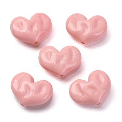 Opaque Acrylic Beads X-OACR-Z013-33F-1