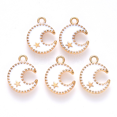 Alloy Enamel Pendants X-ENAM-S121-063B-1