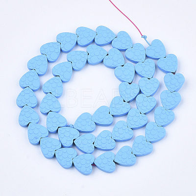 Spray Painted Non-magnetic Synthetic Hematite Beads Strands G-T124-34C-1