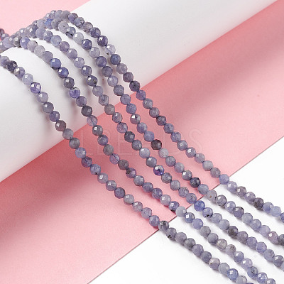 Natural Tanzanite Beads Strands G-F717-17A-1