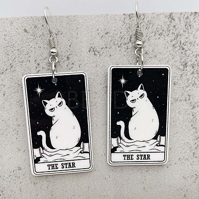 Cartoon Theme Acrylic Dangle Earrings FS-WG40F70-19-1