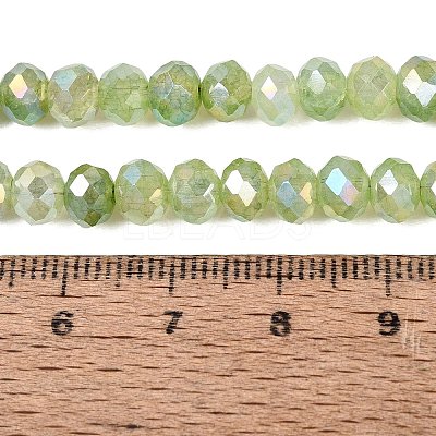 Electroplate Crackle Imitation Jade Glass Beads Strands LS-EGLA-Q131-02B-02-1