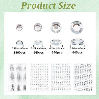 16 Sheets 4 Styles ABS Imitation Pearl Stickers Paper Sheets for Craft DIY-CP0013-56-1