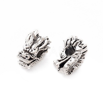 Tibetan Style Alloy Beads PALLOY-F257-03AS-1