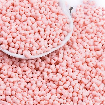 Baking Paint Glass Seed Beads SEED-K010-A25-1
