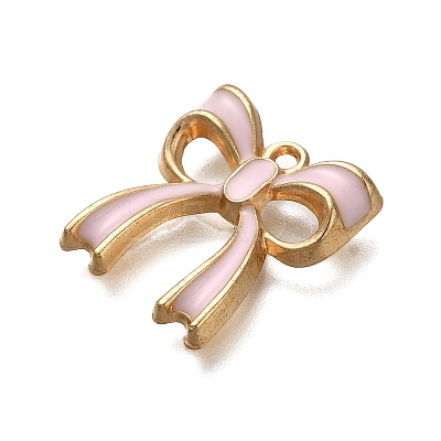 Rack Plating Alloy Enamel Pendants ENAM-S021-04G-A-1