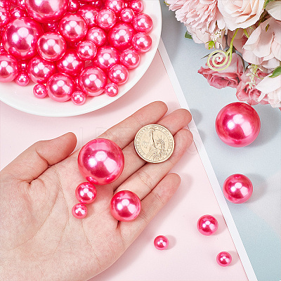 ABS Plastic Imitation Pearl Beads KY-WH0029-02-1
