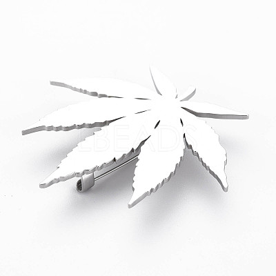 Leaf Brooch JEWB-N007-017P-FF-1