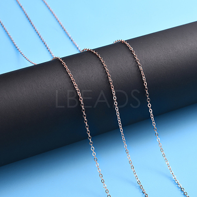 Brass Cable Chains CHC-T008-06B-RG-1