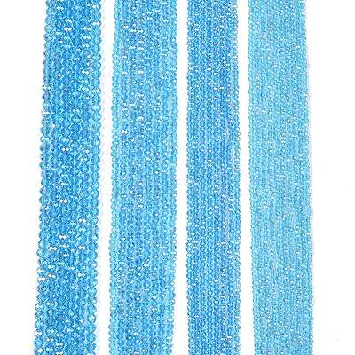 Electroplate Glass Beads Strands X-EGLA-A044-T6mm-B08-1