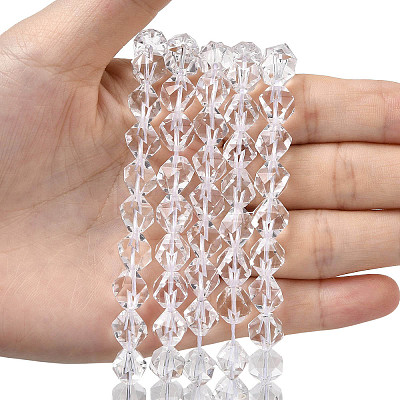 Synthetic Quartz Crystal Beads Strands G-Z119-A42-03-1