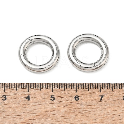 Tarnish Resistant 304 Stainless Steel Spring Gate Rings STAS-D070-01P-1