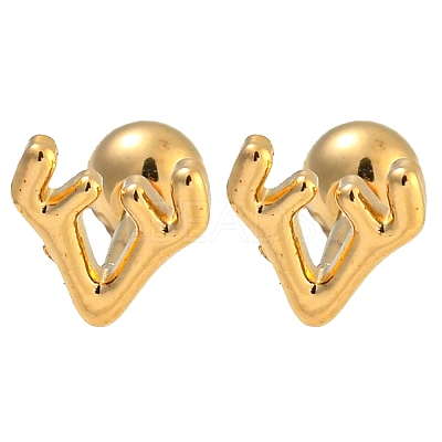 304 Stainless Steel Cartilage Earrings EJEW-B066-01F-G-1