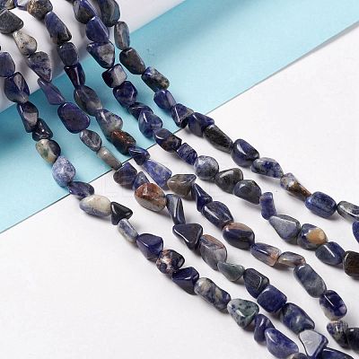 Natural Sodalite Beads Strands G-E115-01-1