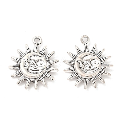 Tibetan Style Alloy Pendants PALLOY-R143-13AS-1